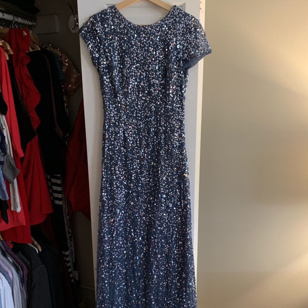 Adrianna Papell sequin dress